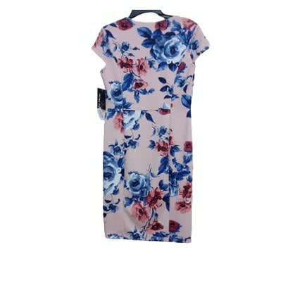 Ladies Midi Gown With Flowery Design