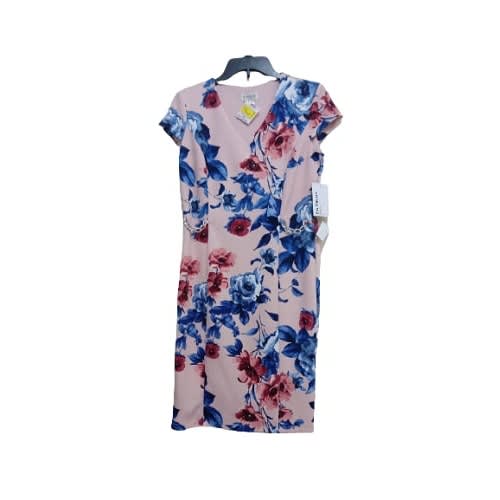 Ladies Midi Gown With Flowery Design