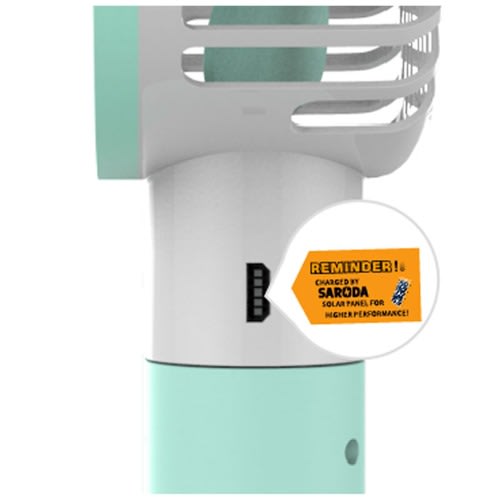 Rechargeable Handheld Fan With Detachable Power Bank Function