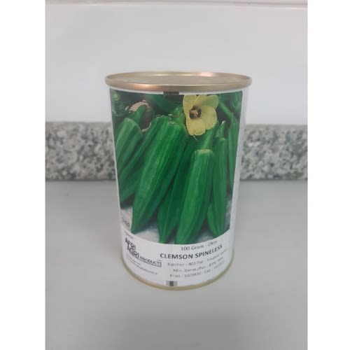 Clemson Spineless Okra Seeds - 100 Grams