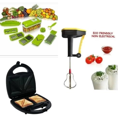 Bundles Of Toaster, Nicer Dicer Set & Nima Grinder