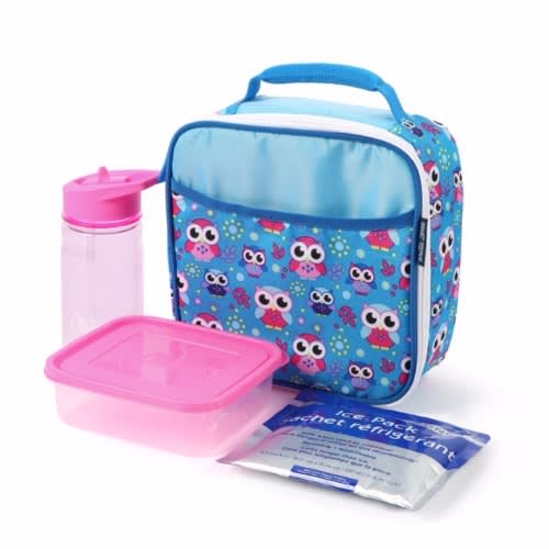 School Lunch Box Bag Combo Set