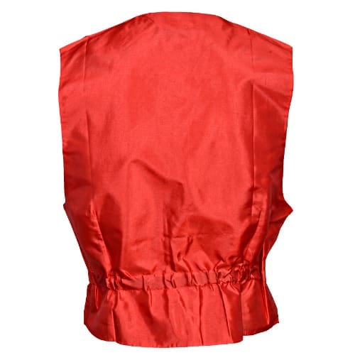 Classy Waistcoat- Red & Black - MWC-1451