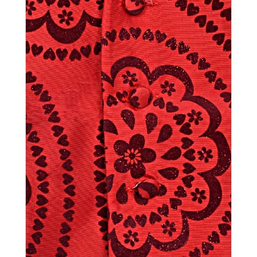 Classy Waistcoat- Red & Black - MWC-1451