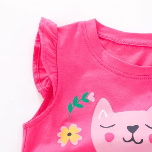 Girls Cute Cat Top