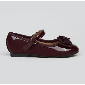 Girl's Patent Bow Shoe