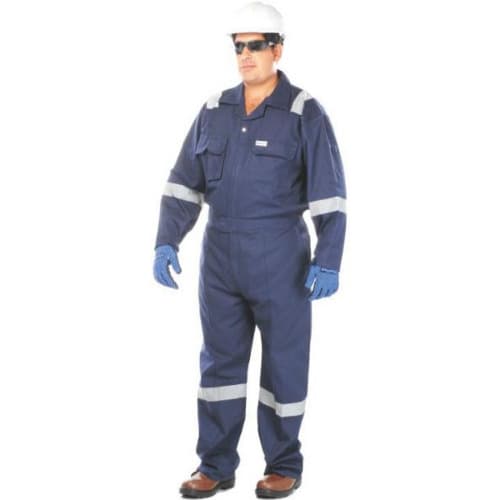 Safety Coverall With Reflector-blue