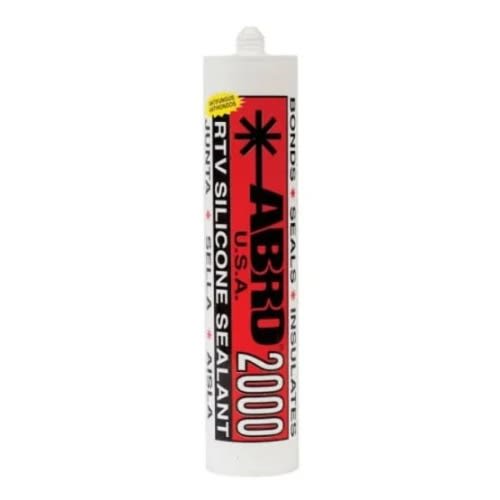 Abro 2000 Silicone Sealant - White - 310g