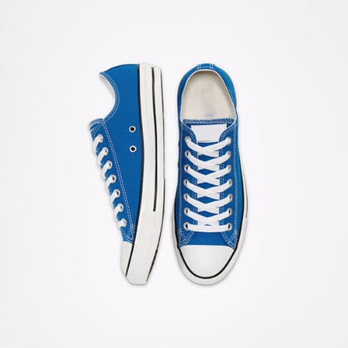 Men's Canvas Low Top Sneakers - Blue