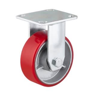 Heavy Duty Caster Red Wheel 4 inch - 4Pieces