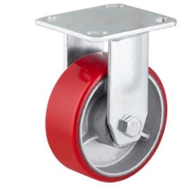 Heavy Duty Caster Red Wheel 4 inch - 4Pieces