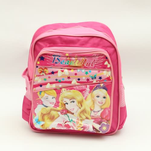 Princess Cartoon School Bag For Kids - (26cm*13cm*32cm)