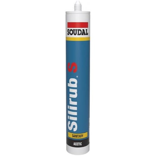 Soudal Silirub S- Sanitary Acetic Sealant - 280ml