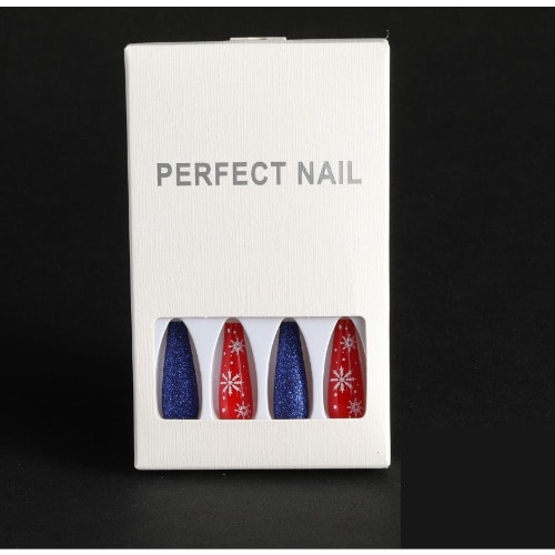 Ballet Coffin Full Cover Long Press On Nail - Sm14211011  - 24 Pieces