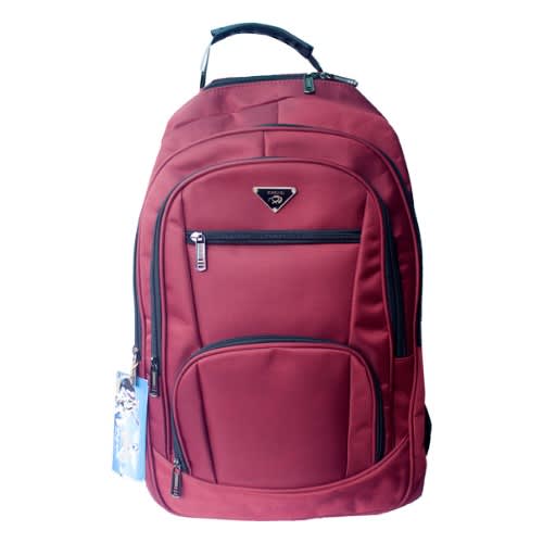 Unisex Back Pack School Bag - Wine