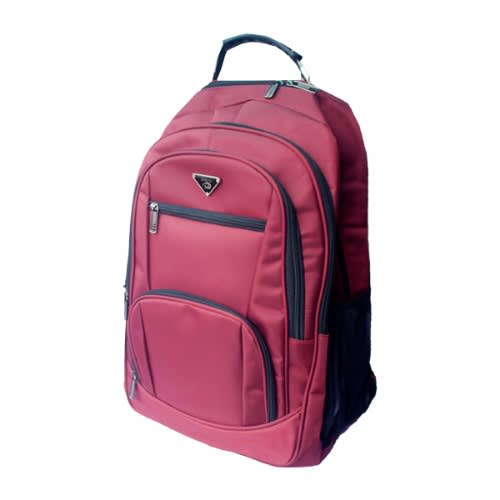 Unisex Back Pack School Bag - Wine
