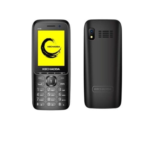 Kechaoda K105 Feature Phone - Dual Sim - 2.4 Inches - 1800mAh - Black