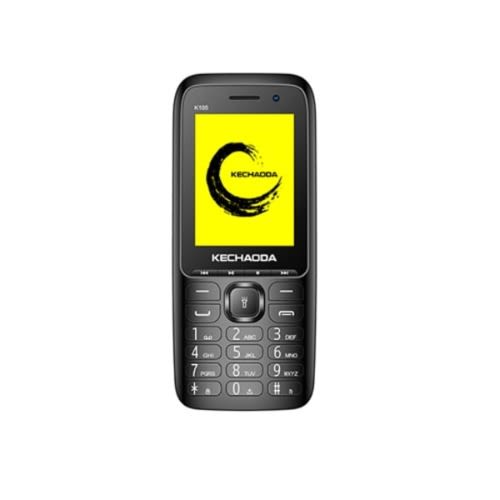 Kechaoda K105 Feature Phone - Dual Sim - 2.4 Inches - 1800mAh - Black