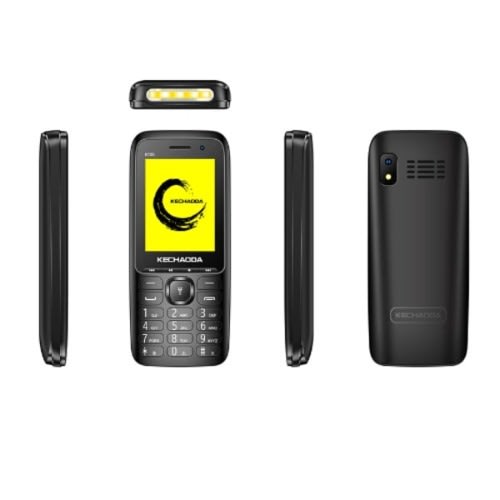 Kechaoda K105 Feature Phone - Dual Sim - 2.4 Inches - 1800mAh - Black