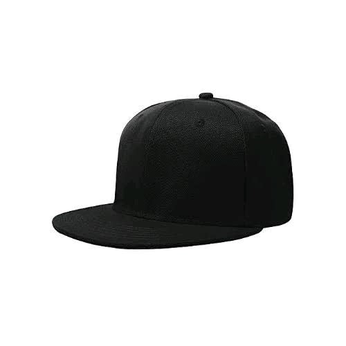 Baseball Plain Face Cap - Black.