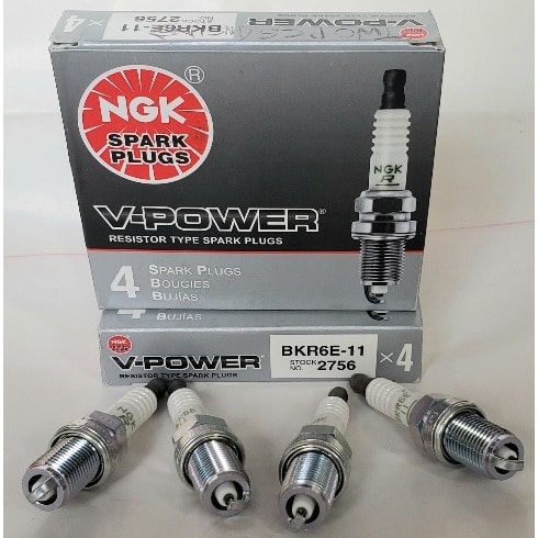 Nkg 2756 Copper V-Power Spark Plug - 4 Pieces