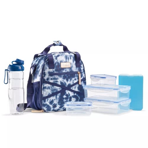 Fit & Fresh Deluxe Athleisure Lunch Bag Set - 7-Piece