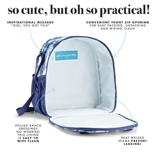 Fit & Fresh Deluxe Athleisure Lunch Bag Set - 7-Piece