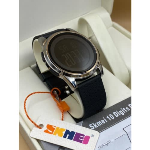 Unisex Digital Wristwatch-Black-S