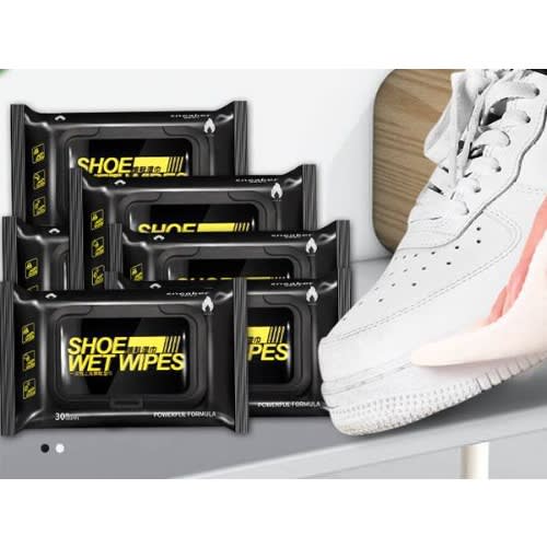 Shoe Shine And Descaling Wet Cleaning Wipes - Set Of 30
