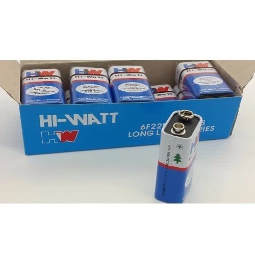 Hi-watt 9v Battery - 10pcs