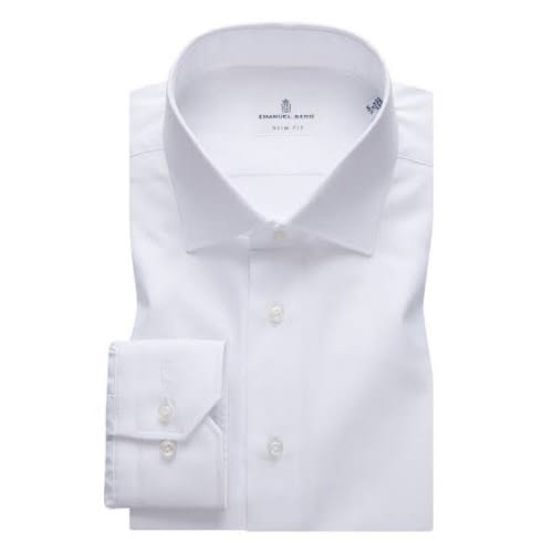Men's Formal Dress Shirt  - White
