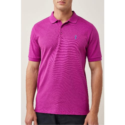 Purple Stretch Polo Shirts