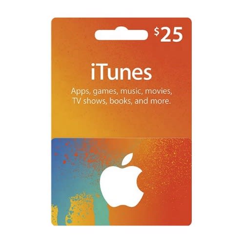 iTunes Gift Card US - $25