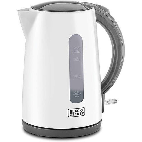 Black + Decker Concealed Coil Kettle - 1.7 Litres - Jc70-b5 - White