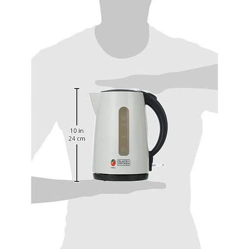 Black + Decker Concealed Coil Kettle - 1.7 Litres - Jc70-b5 - White