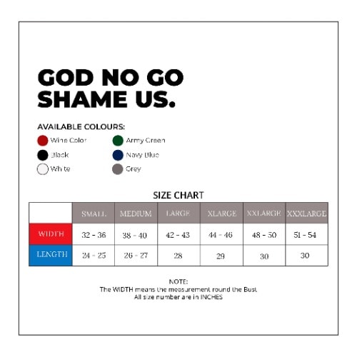 KD God No Go Shame Us T-shirt