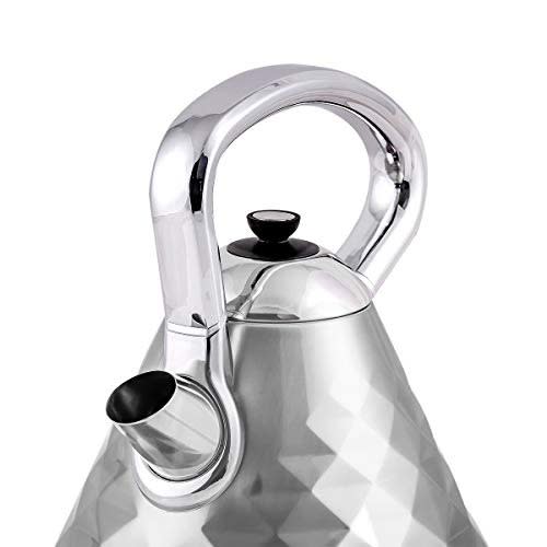 Ovente Rapid Boil Electric Kettle - brushed Stainless - 1.7litres - 1500w