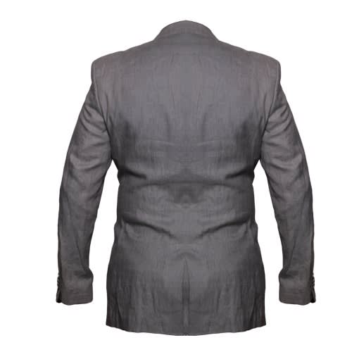 Zecca Linen Men's Blazers  -  Grey