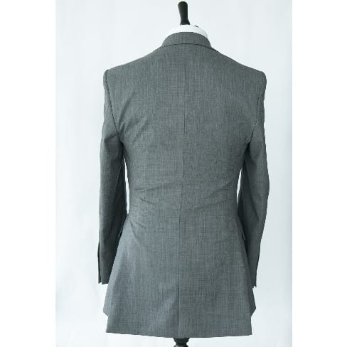 Men's Tailored 3 Piece Suit - Dark Grey