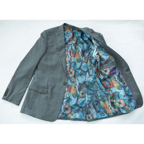 Men's Tailored 3 Piece Suit - Dark Grey