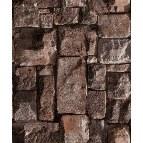 3D Wallpaper Retro Stone Pattern