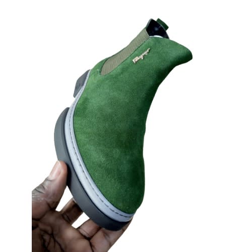 Salvostore Designer Boot - Green