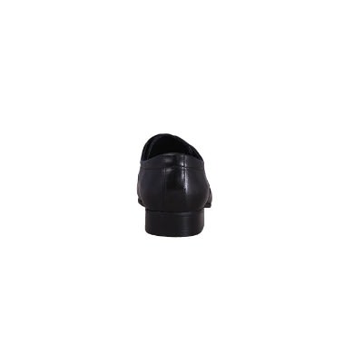 Posh Oxford Lace Up Leather Shoe - Black-msh-3786