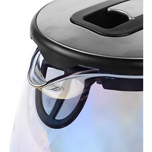 Iridescent Cordless Electric Glass Kettle 2200w