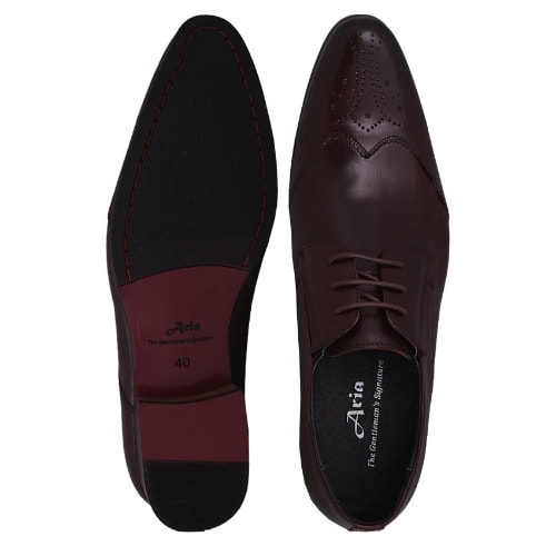 Innovative Lace-up Leather Shoe - Msh-3800