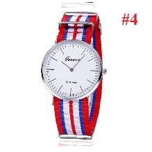 Striped Unisex Watch - Multicolor