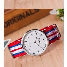 Striped Unisex Watch - Multicolor