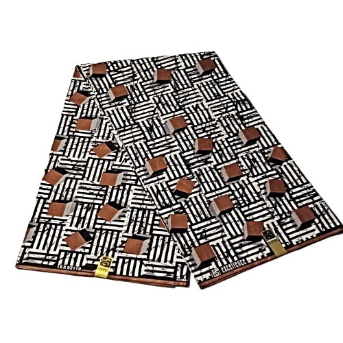 Cube Print Ankara Ex 02110 - 6 Yards