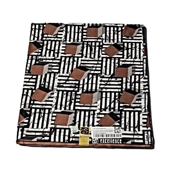 Cube Print Ankara Ex 02110 - 6 Yards