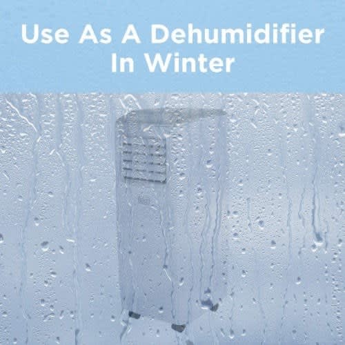 7000 Btu Portable 3-in-1 Air Conditioner, Dehumidifier, Cooling Fan